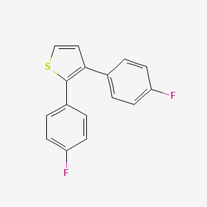 2,3-Bis(4-fluorophenyl)thiophene