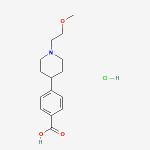 4-[1-(2-Methoxy-ethyl)-piperidin-4-yl]-benzoic acid hydrochloride