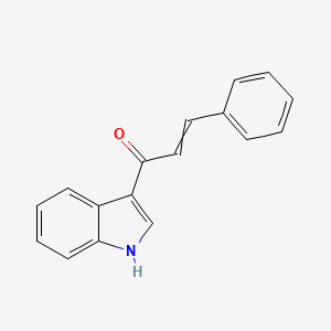 1-(1H-indol-3-yl)-3-phenylprop-2-en-1-one