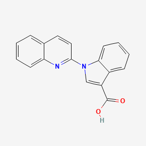 1-(Quinolin-2-yl)-1H-indole-3-carboxylic acid