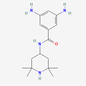 B8632908 3,5-Diamino-N-(2,2,6,6-tetramethylpiperidin-4-yl)benzamide CAS No. 61365-29-5