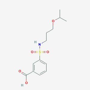 3-(3-Isopropoxypropylsulfamoyl)benzoic acid