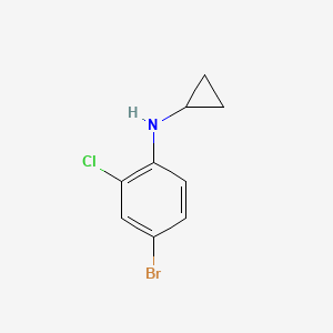 4-bromo-2-chloro-N-cyclopropylaniline