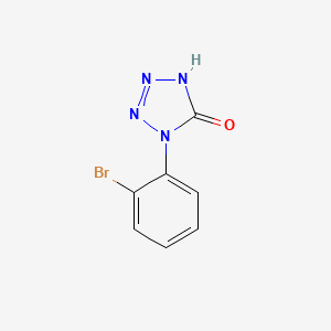 molecular formula C7H5BrN4O B8632987 1-(2-Bromophenyl)-1,2-dihydro-5h-tetrazol-5-one 