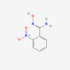 molecular formula C7H7N3O3 B8633036 2-Nitrobenzamidoxime CAS No. 22179-83-5