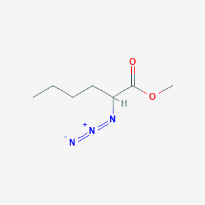 molecular formula C7H13N3O2 B8633058 Methyl 2-azidohexanoate CAS No. 81629-62-1