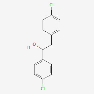 molecular formula C14H12Cl2O B8633093 1,2-Bis(P-chlorophenyl) ethanol CAS No. 56960-97-5