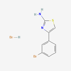 molecular formula C9H8Br2N2S B8633099 4-(3-Bromo-phenyl)-thiazol-2-ylamine hydrobromide 