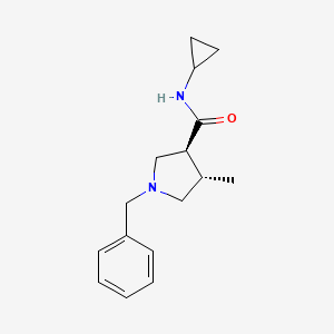 trans-1-benzyl-N-cyclopropyl-4-methyl-3-pyrrolidinecarboxamide