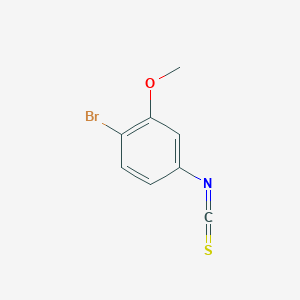 molecular formula C8H6BrNOS B8633173 1-Bromo-4-isothiocyanato-2-methoxybenzene 