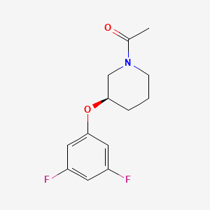 1-[(3R)-3-(3,5-Difluorophenoxy)piperidin-1-yl]ethan-1-one