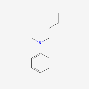 molecular formula C11H15N B8633185 Benzenamine, N-3-butenyl-N-methyl- 