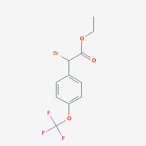 Ethyl 2-bromo-2-(4-(trifluoromethoxy)phenyl)acetate