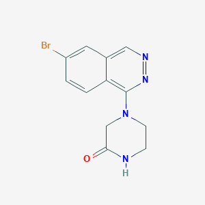 4-(6-Bromophthalazin-1-yl)piperazin-2-one