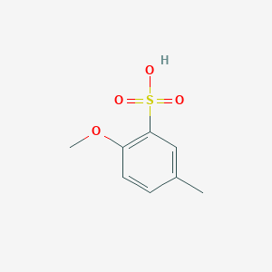 molecular formula C8H10O4S B8633413 2-Methoxy-5-methylbenzenesulfonic acid 