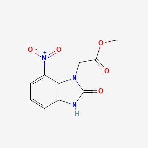 methyl 2-(7-nitro-2-oxo-3H-benzimidazol-1-yl)acetate