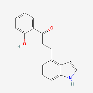 B8633777 1-(2-Hydroxyphenyl)-3-(1H-indol-4-yl)propan-1-one CAS No. 109920-69-6