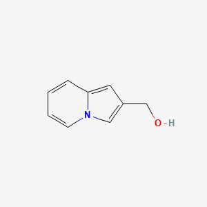 molecular formula C9H9NO B8633964 2-Indolizinemethanol 
