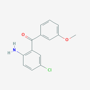 (2-Amino-5-chlorophenyl)(3-methoxyphenyl)methanone