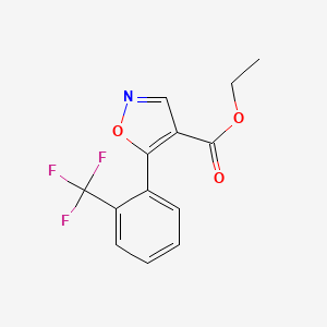 Ethyl 5-(2-(trifluoromethyl)phenyl)isoxazole-4-carboxylate
