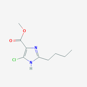 Methyl 2-butyl-4-chloro-1H-imidazole-5-carboxylate