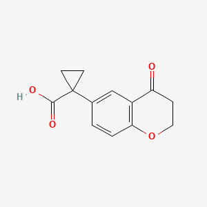 1-(4-Oxochroman-6-yl)cyclopropanecarboxylic acid