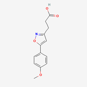 3-(5-(4-Methoxyphenyl)isoxazol-3-yl)propanoic acid