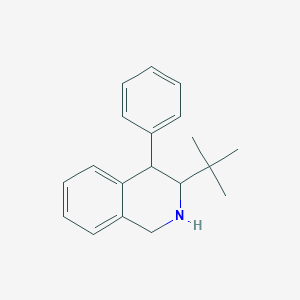 molecular formula C19H23N B8634113 3-tert-Butyl-4-phenyl-1,2,3,4-tetrahydroisoquinoline CAS No. 55792-04-6