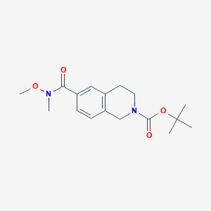 tert-Butyl 6-(methoxy(methyl)carbamoyl)-3,4-dihydroisoquinoline-2(1H)-carboxylate