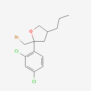 2-(Bromomethyl)-2-(2,4-dichlorophenyl)-4-propyloxolane