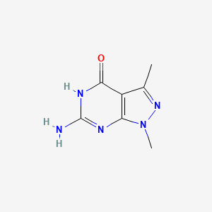 6-Amino-1,3-dimethyl-1H-pyrazolo[3,4-d]pyrimidin-4-ol