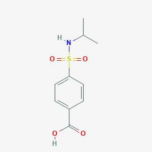 molecular formula C10H13NO4S B086342 4-[(异丙基氨基)磺酰基]苯甲酸 CAS No. 10252-66-1
