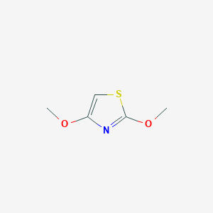 molecular formula C5H7NO2S B8634225 2,4-Dimethoxythiazole 