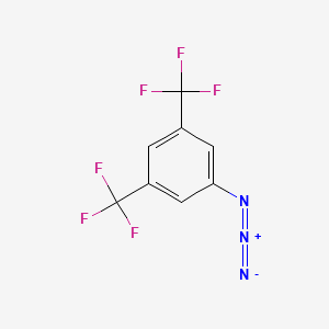 molecular formula C8H3F6N3 B8634293 1-Azido-3,5-bis(trifluoromethyl)benzene CAS No. 85862-50-6