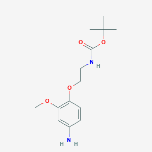 Tert-butyl 2-(4-amino-2-methoxyphenoxy)ethylcarbamate