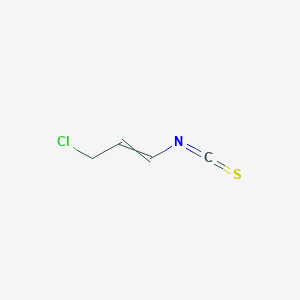 B8634497 3-Chloro-1-isothiocyanatoprop-1-ene CAS No. 76855-03-3