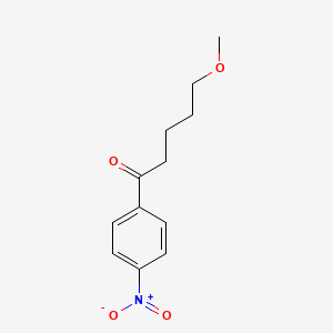 B8634534 5-Methoxy-1-(4-nitrophenyl)pentan-1-one CAS No. 61493-12-7