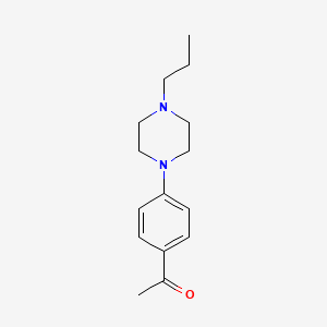 p-(4-Propyl-1-piperazinyl)acetophenone