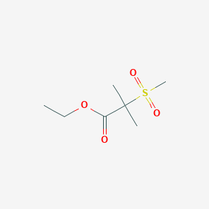 Ethyl 2-methyl-2-(methylsulfonyl)propanoate