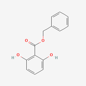 molecular formula C14H12O4 B8634629 Benzyl 2,6-dihydroxybenzoate CAS No. 85985-75-7