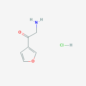 B8634818 (3-Furylcarbonyl)methylamine hydrochloride CAS No. 88352-90-3