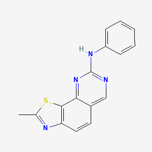 B8634865 (2-Methyl-thiazolo[4,5-h]quinazolin-8-yl)-phenyl-amine CAS No. 827598-48-1