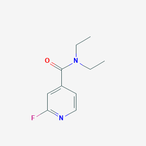 molecular formula C10H13FN2O B8634940 N,N-diethyl-2-fluoroisonicotinamide 