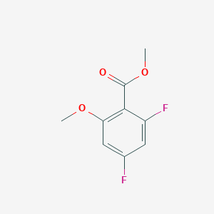 molecular formula C9H8F2O3 B8634956 Methyl 2,4-difluoro-6-methoxybenzoate 
