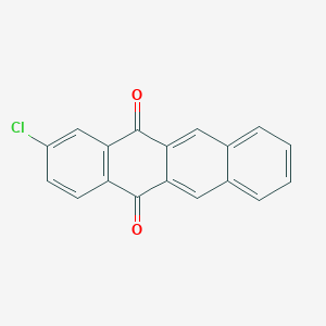 molecular formula C18H9ClO2 B8634965 2-Chlorotetracene-5,12-dione CAS No. 85600-52-8