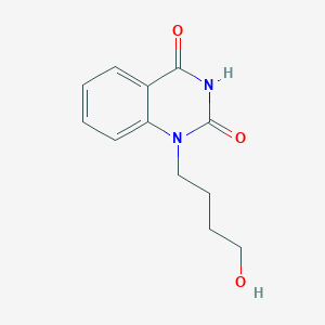 molecular formula C12H14N2O3 B8634974 1-(4-Hydroxybutyl)quinazoline-2,4(1H,3H)-dione 