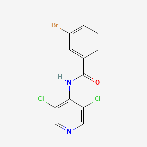 molecular formula C12H7BrCl2N2O B8634996 3-Bromo-N-(3,5-dichloro-pyridin-4-yl)-benzamide 