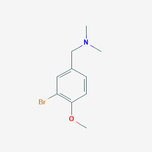 B8634997 (3-Bromo-4-methoxy-benzyl)-dimethylamine CAS No. 774-82-3