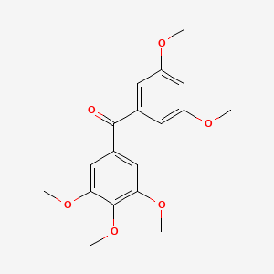 molecular formula C18H20O6 B8635199 3,3',4,5,5'-Pentamethoxybenzophenone CAS No. 203448-37-7
