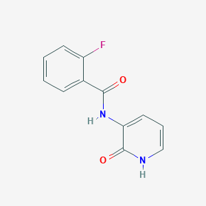 molecular formula C12H9FN2O2 B8635214 3-(2-Fluorobenzoylamino)-2-pyridone CAS No. 52334-52-8